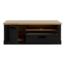 Szafka RTV 140 cm Duro DURT221L – dąb riviera/dąb cabezone