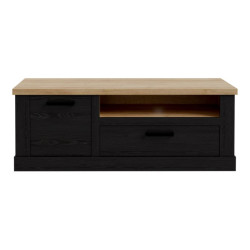 Szafka RTV 140 cm Duro DURT221L – dąb riviera/dąb cabezone