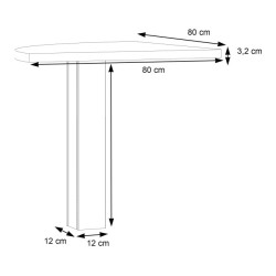Element łączący do biurka 90° Duro | Meble Forte