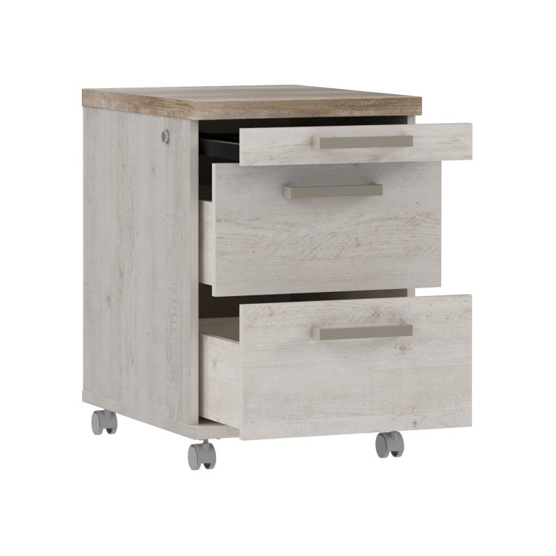 Kontenerek biurowy z zamkiem Duro DURC012 | Meble Forte