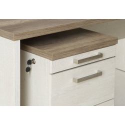 Kontenerek biurowy z zamkiem Duro DURC012 | Meble Forte