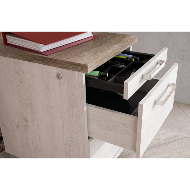 Kontenerek biurowy z zamkiem Duro DURC012 | Meble Forte