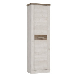 Szafa z szufladą 60 cm Duro DURS711  – pinia biała / dąb antyczny