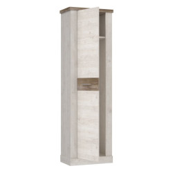 Szafa z szufladą 60 cm Duro DURS711  – pinia biała / dąb antyczny