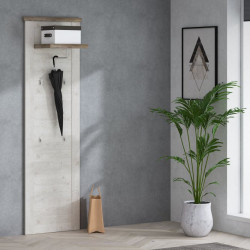 Panel ubraniowy Duro Meble Forte  – pinia biała / dąb antyczny