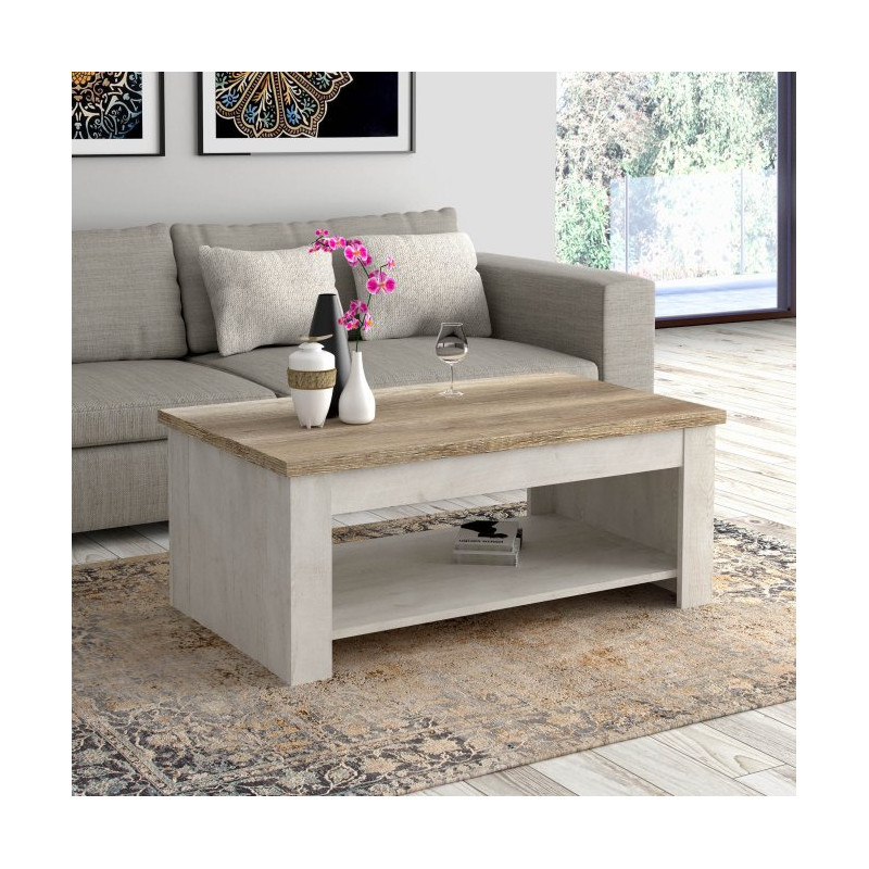 Stolik kawowy z podnoszonym blatem 110x65 cm DURO Meble Forte