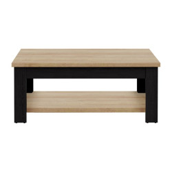 Stolik kawowy z podnoszonym blatem DURO dąb cabezone