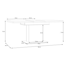 Duro SVOT22 – elegancki stół rozkładany do jadalni