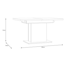 Duro DURT84 – elegancki stół rozkładany do jadalni