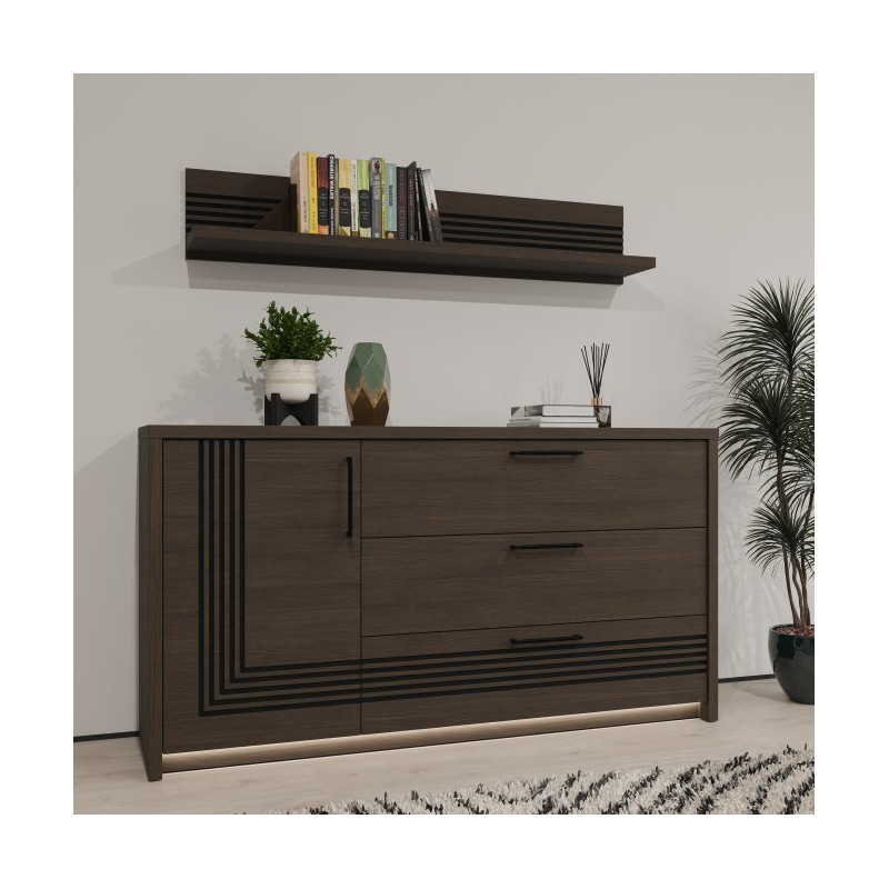 Duża komoda Eufemius 160 cm – elegancja i funkcjonalność