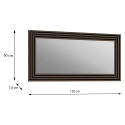 Wiszące lustro Eufemius EUFD01 | Meble Forte