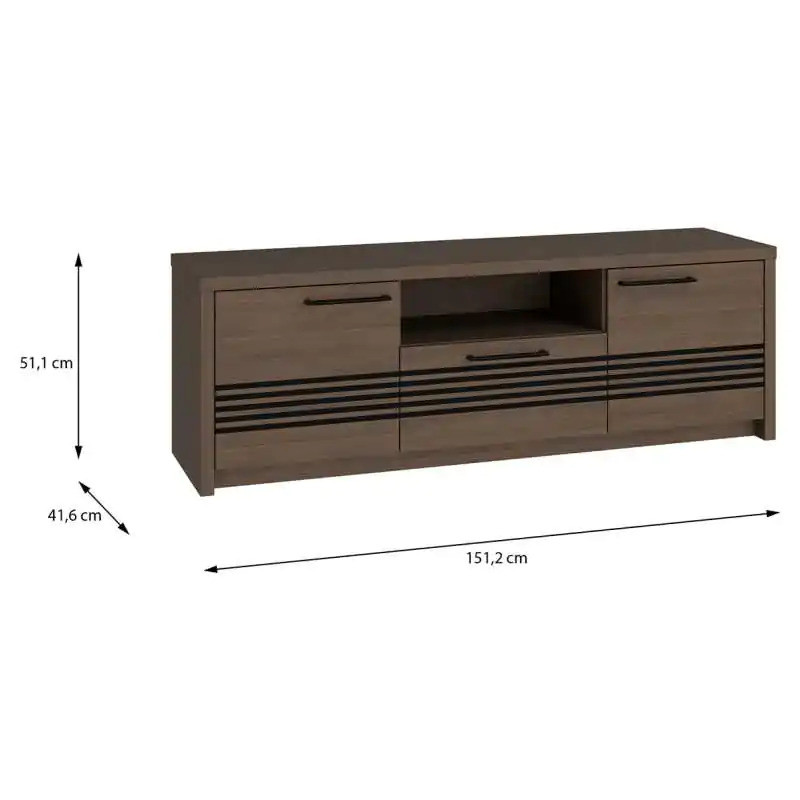 Szafka RTV Eufemius EUFT131 Meble Forte | dąb mazurski