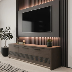 Szafka RTV 180 cm Eufemius EUFT132 Meble Forte | dąb mazurski