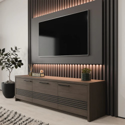 Szafka RTV 180 cm Eufemius EUFT132 Meble Forte | dąb mazurski