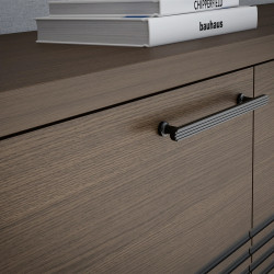 Szafka RTV 180 cm Eufemius EUFT132 Meble Forte | dąb mazurski