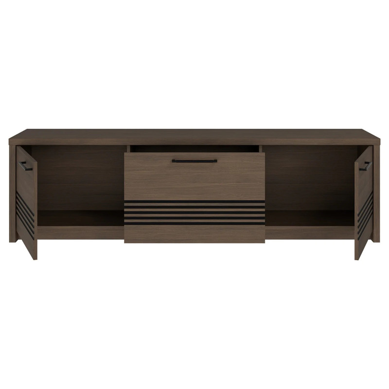 Szafka RTV 180 cm Eufemius EUFT132 Meble Forte | dąb mazurski