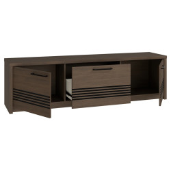 Szafka RTV 180 cm Eufemius EUFT132 Meble Forte | dąb mazurski