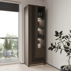 Witryna Eufemius EUFV711R dąb mazurski – Meble Forte