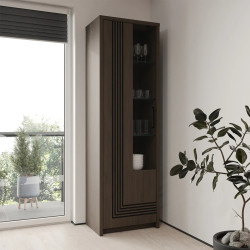 Witryna Eufemius EUFV711R dąb mazurski – Meble Forte