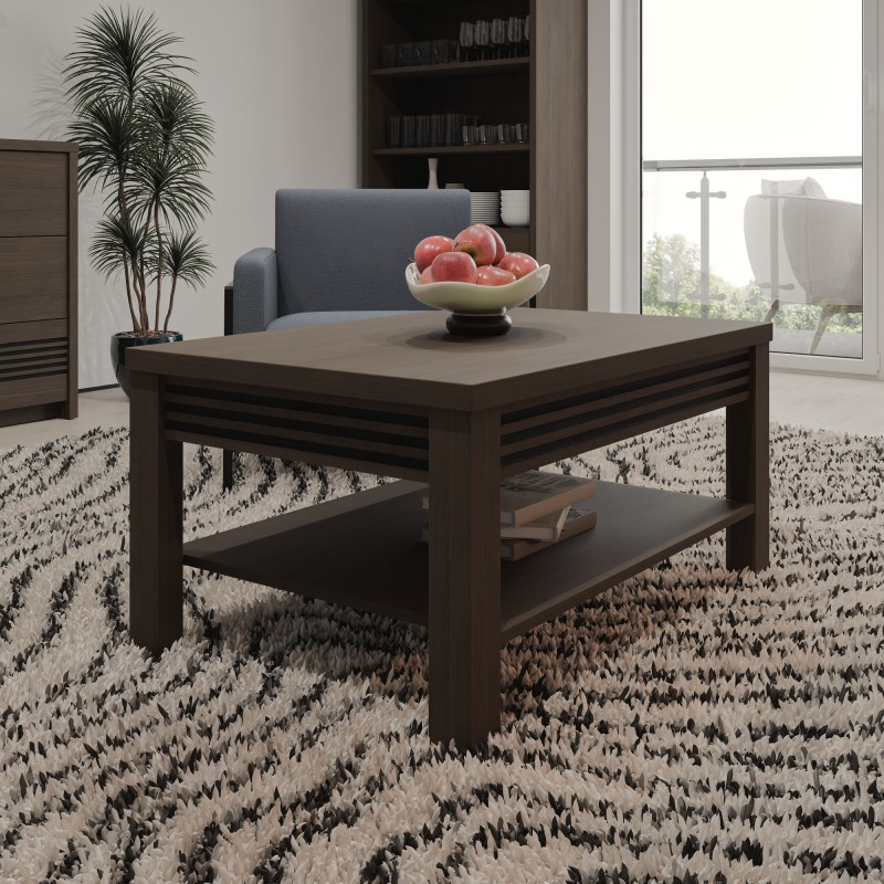 Stolik z półką Eufemius CFTT5225 dąb mazurski | Domowanie