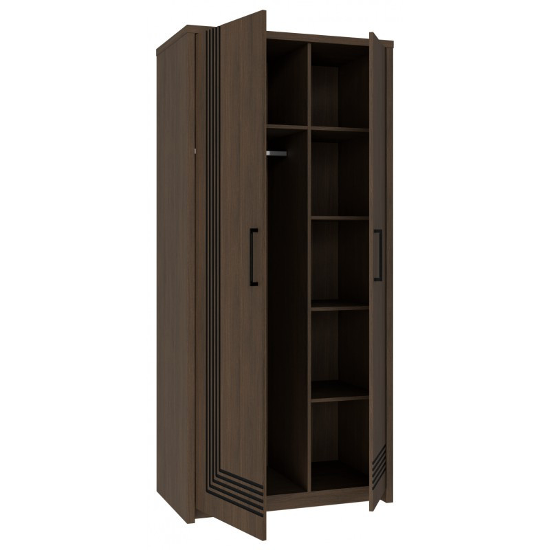 Szafa na ubrania 90 cm Eufemius EUFS821L dąb mazurski