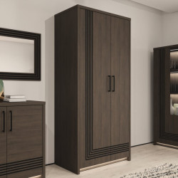 Szafa na ubrania 90 cm Eufemius EUFS821L dąb mazurski