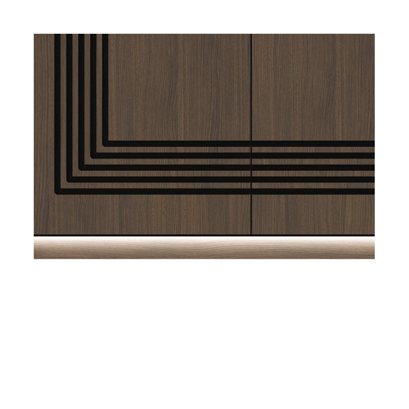 Szafa na ubrania 90 cm Eufemius EUFS821L dąb mazurski