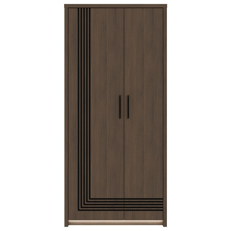 Szafa na ubrania 90 cm Eufemius EUFS821L dąb mazurski