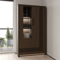 Witryna Eufemius EUFV621R dąb mazurski – Meble Forte