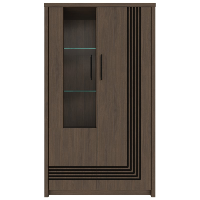 Witryna Eufemius EUFV621R dąb mazurski – Meble Forte