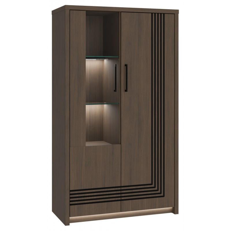 Witryna Eufemius EUFV621R dąb mazurski – Meble Forte