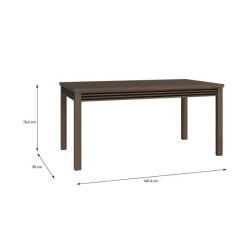 Rozkładany stół Eufemius TBLT7129 | elegancja  w Twoim domu