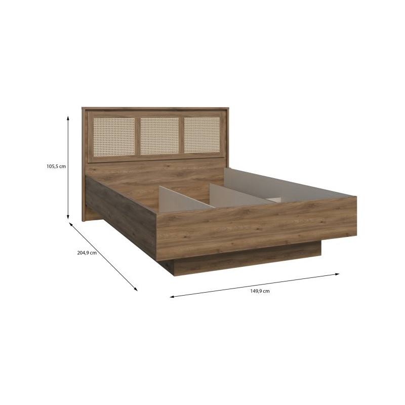 Stelaż łóżka z podnoszonym wkładem Glenkeen GLKL1142