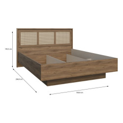 Stelaż łóżka z podnoszonym wkładem Glenkeen GLKL1162