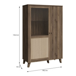 Witryna 100 cm Glenkeen GLKV522L – funkcjonalna ekspozycja