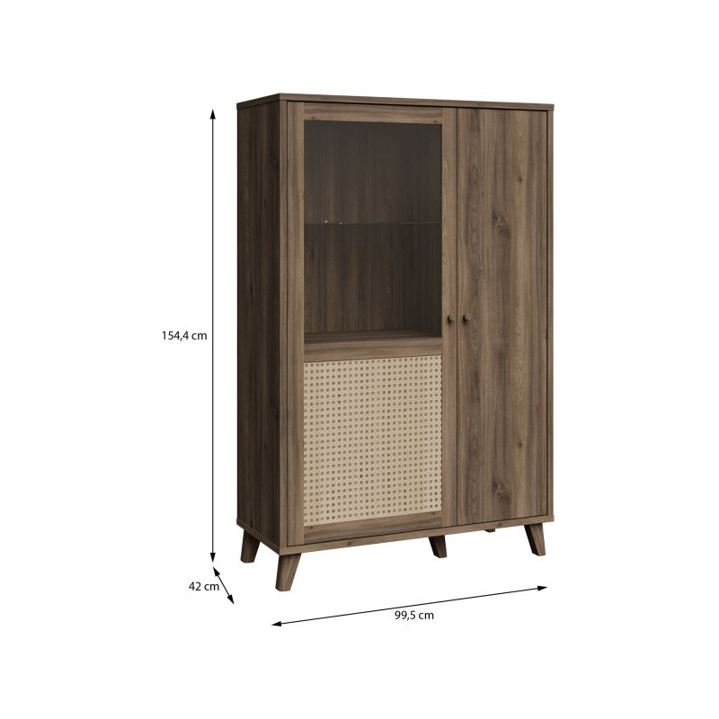 Witryna 100 cm Glenkeen GLKV522L – funkcjonalna ekspozycja