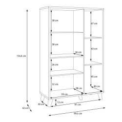Witryna 100 cm Glenkeen GLKV522L – funkcjonalna ekspozycja