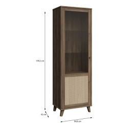 Witryna 65 cm Glenkeen GLKV712L – funkcjonalna ekspozycja