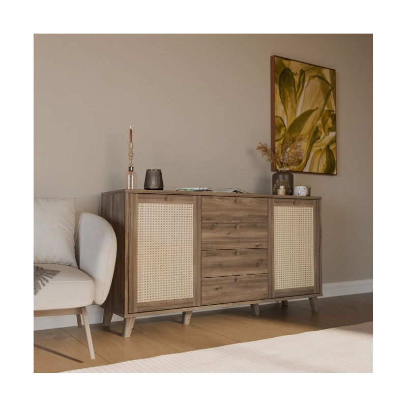 Szeroka komoda 160 cm Glenkeen GLKK232 | Meble Forte