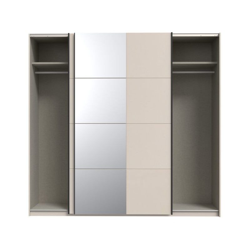 Szafa przesuwna 220 cm Ingalill – funkcjonalne przechowywanie