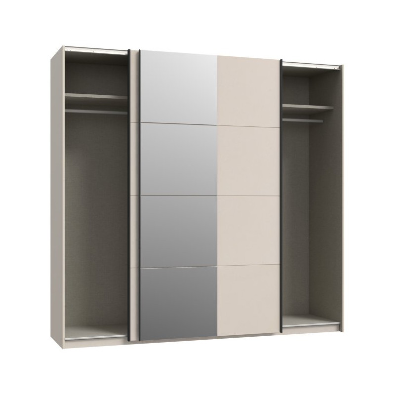 Szafa przesuwna 220 cm Ingalill – funkcjonalne przechowywanie