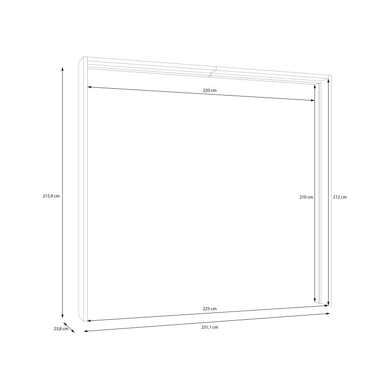 Listwa okalająca Ingalill LUXZ02 – estetyczne wykończenie szafy