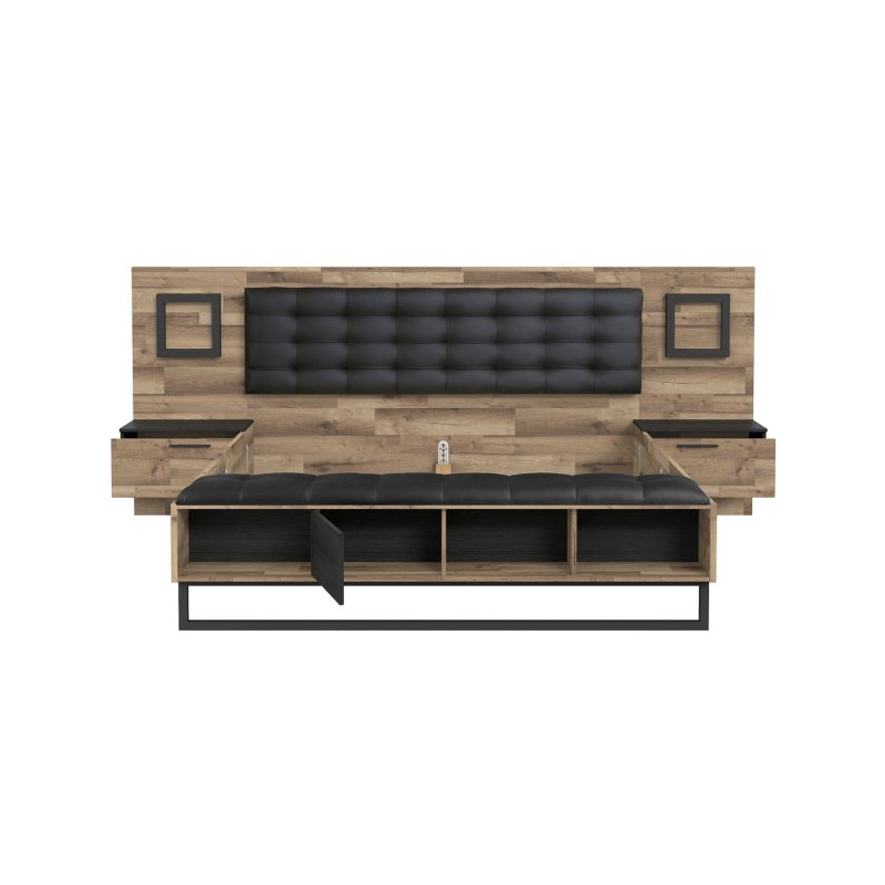 Jakobina JKBL1181B – łóżko 180x200 cm do nowoczesnej sypialni