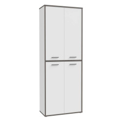 Szafka 90 cm Keflavik KFLS822-J53 Biały/Grafit Meble Forte