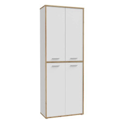 Szafka 90 cm Keflavik KFLS822-C881 Biały/Dąb Artisan Meble Forte