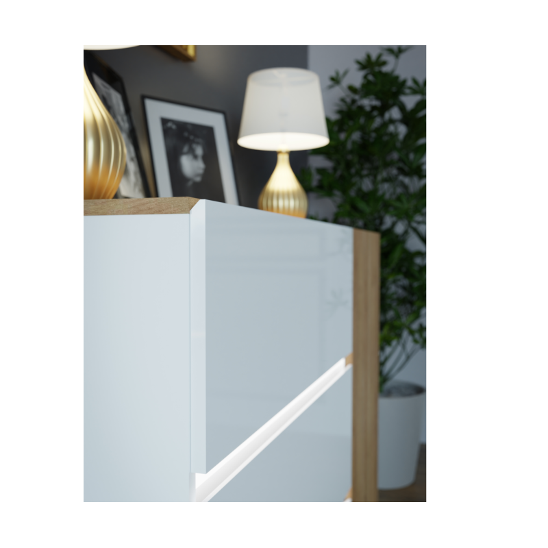 Komoda z oświetleniem Lenybelardo LNBK222B | Meble Forte