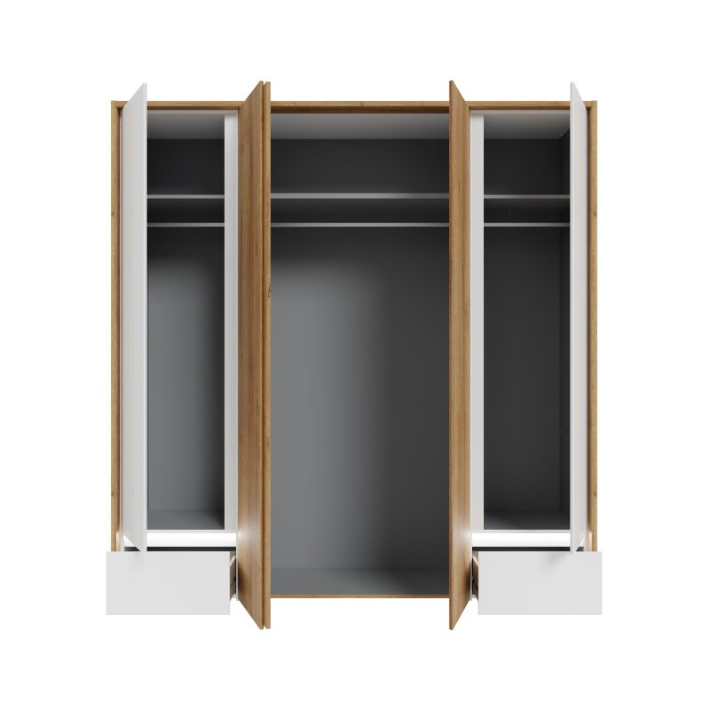 Szafa z oświetleniem 205 cm Lenybelardo LNBS3411B