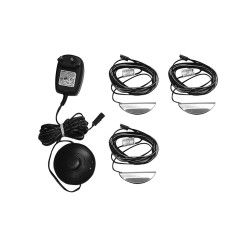 3-punktowe oświetlenie LED IZ13BL-916 do mebli | Meble Forte