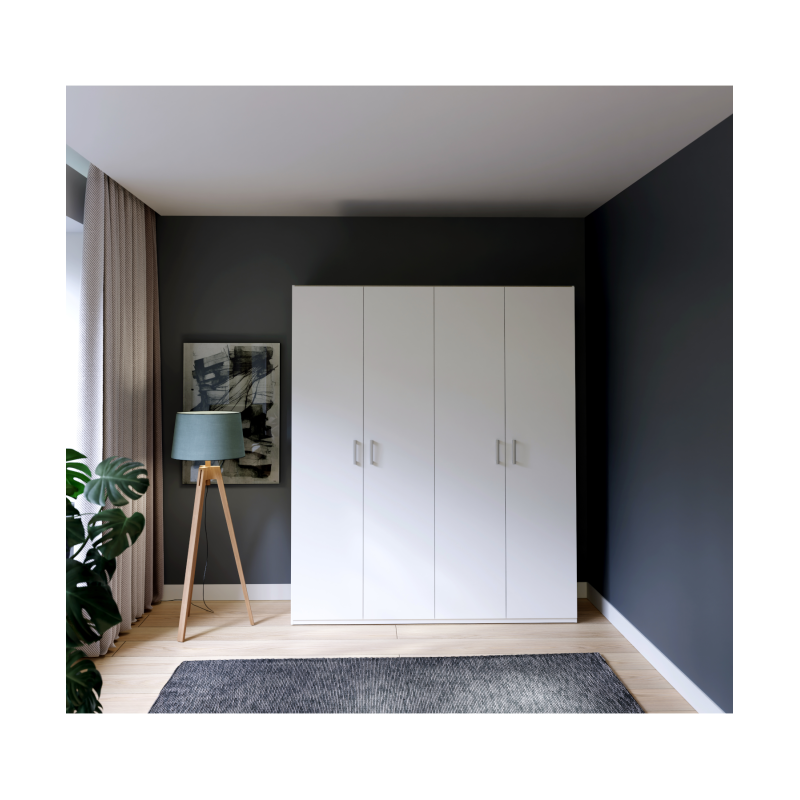 Econobox 2 ECBS945 – biała szafa otwierana 180 cm