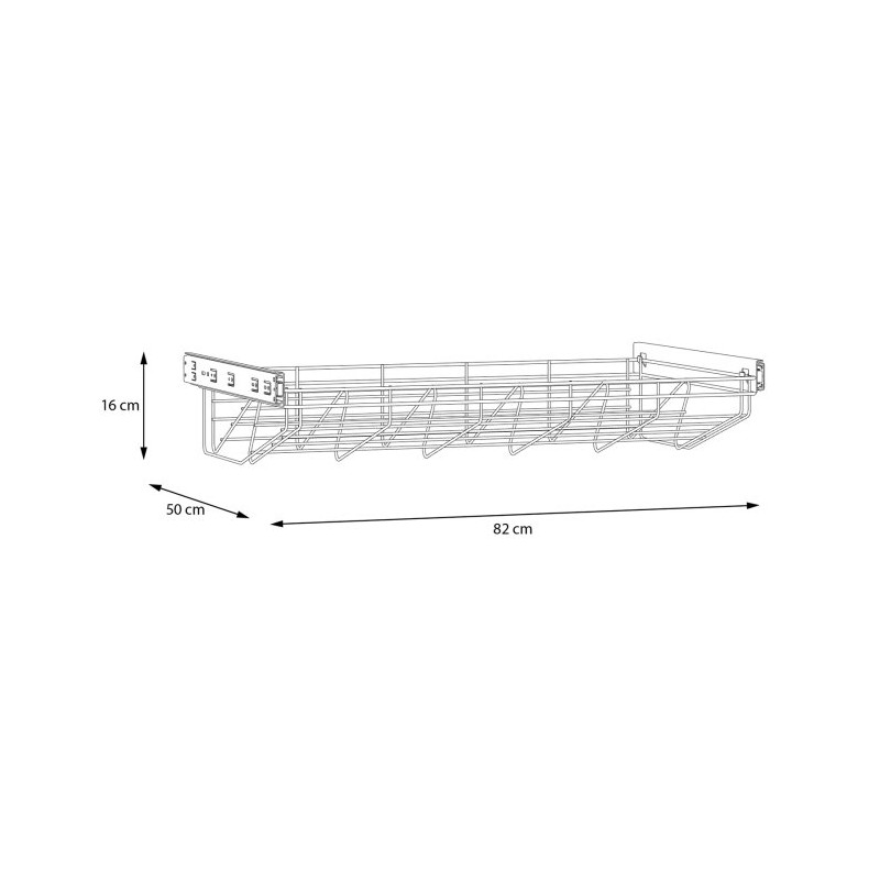 Econobox 2 SHMC581 – kosz na buty do szafy 82 cm